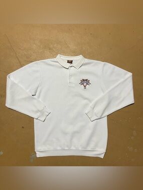 Vintage 90’s CIBC Toronto Blue Jays Collared Crewneck Medium